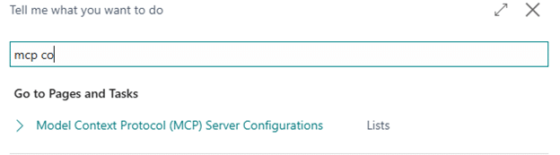 MCP BC MCP Configuration