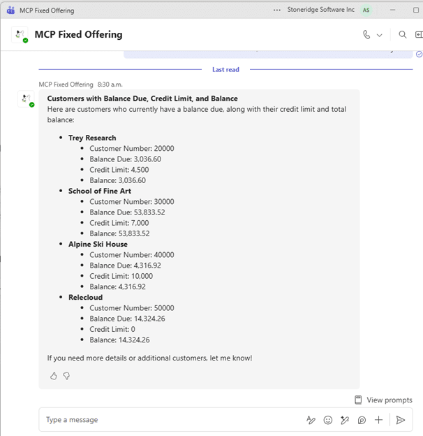 BC Customer Service MCP Fixed Offering