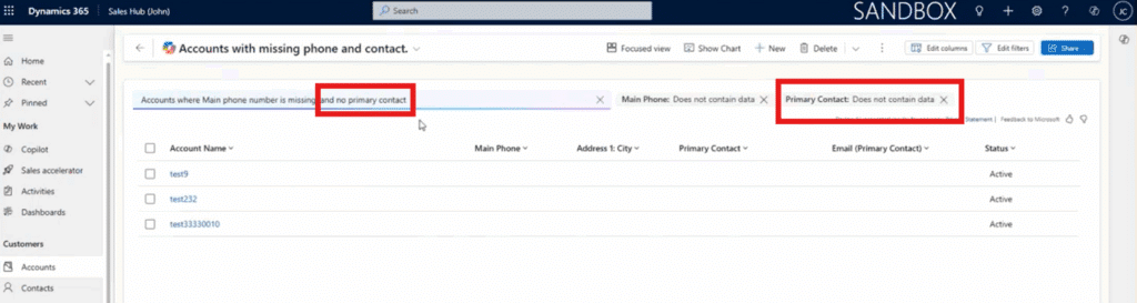 Copilot natural language search - additional filter
