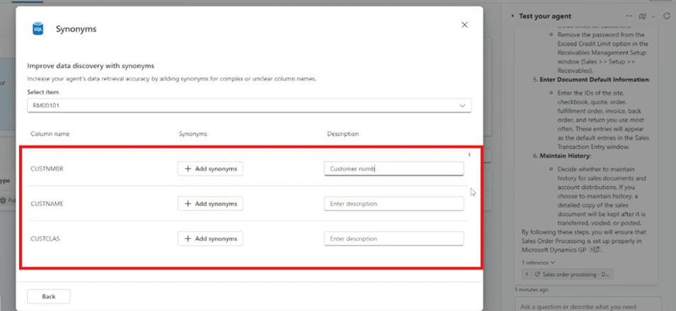 Where and how to add synonyms