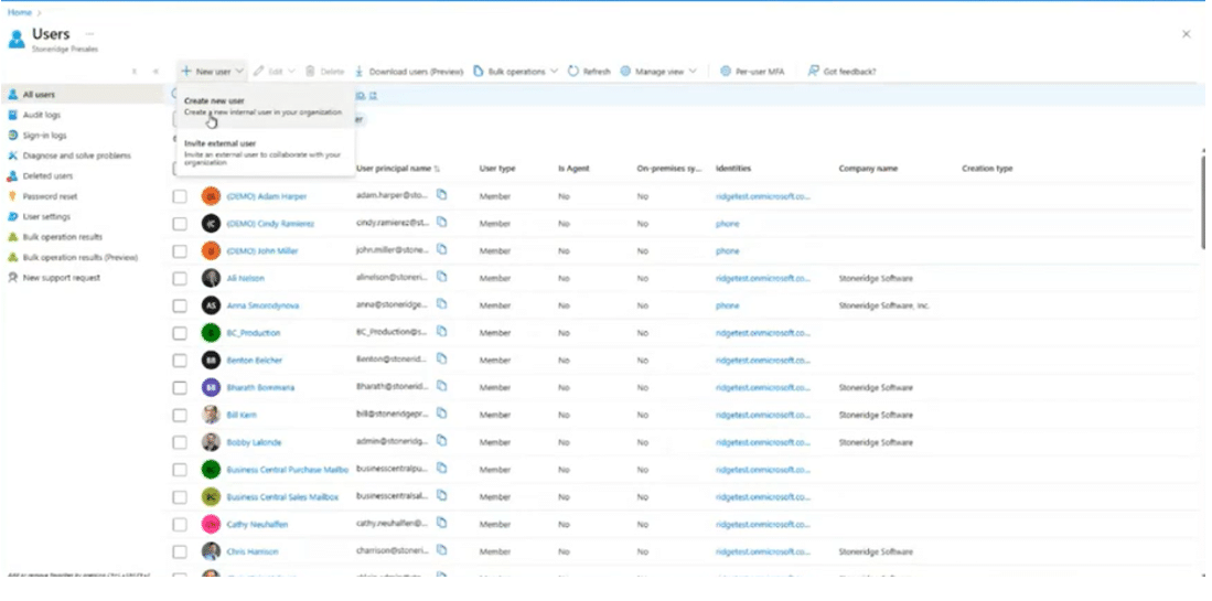 How to set up agent's identity