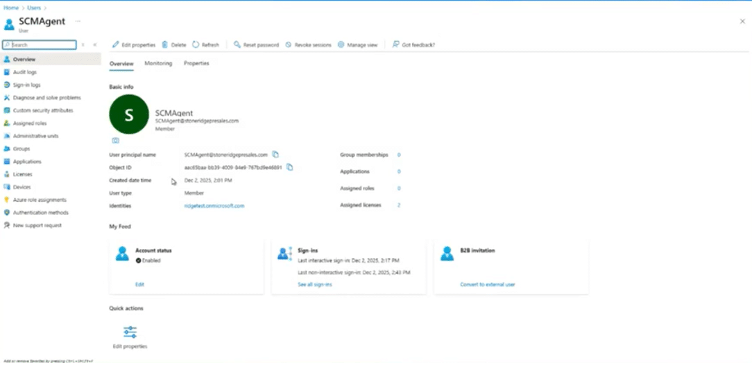 How to create new Entra ID and what fields are required