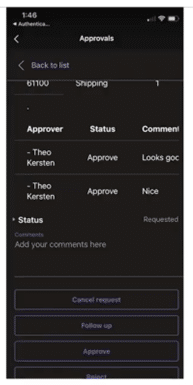 View of "Approved" Sales Payable Agent invoice email