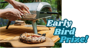 early bird prize banner