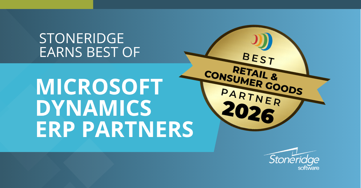 Stoneridge Software ERP software blog Top Dynamics ERP Partner 2026