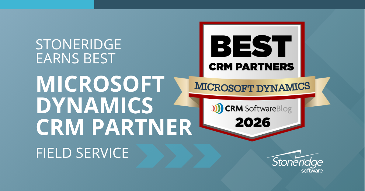 best Dynamics 365 CRM Partner - Field Service award 2026